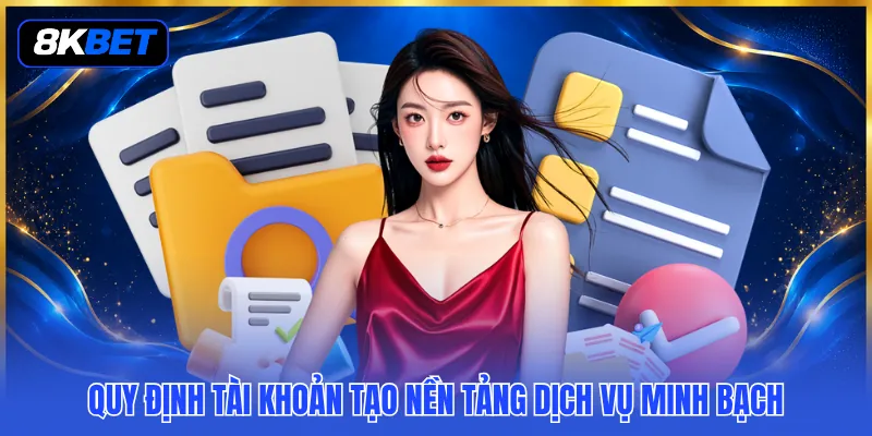Điều Khoản Dịch Vụ 8KBET - Khung Quy Tắc Cho Mọi Hoạt Động 1 Quy định tài khoản tạo nền tảng dịch vụ minh bạch