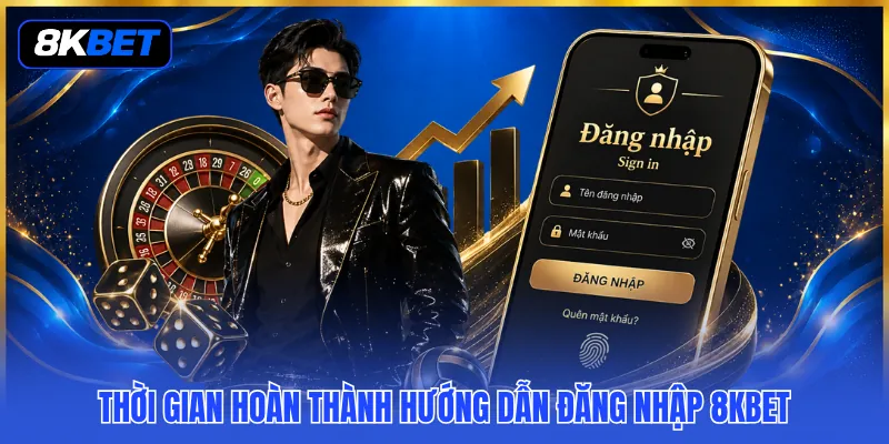 Hướng Dẫn Đăng Nhập 8KBET – Tốc Độ Xử Lý Chỉ Vài Giây 2 Thời gian hoàn thành hướng dẫn đăng nhập 8KBET